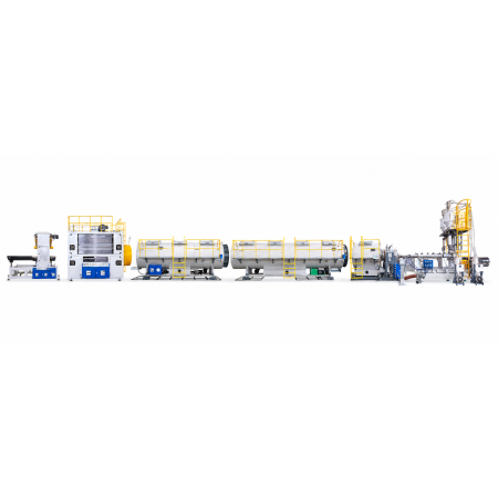 Однослойная линия HDPE напорных и газовых труб