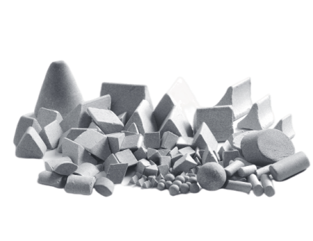 Наполнитель для галтовки Керамика ACT Скошенная призма 35х35 мм LC Легкая шлифовка