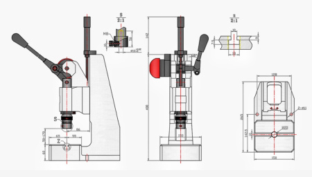 Чертеж пресса