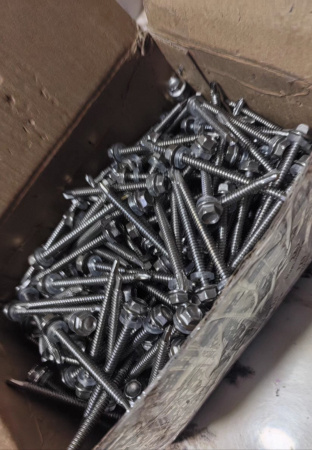 Саморез с прессшайбой и буром 3,5х19 мм DIN 7504 K, нержавеющая сталь А2