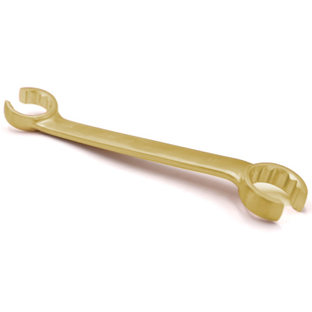 Ключ накидной двусторонний с открытым зевом искробезопасный AL153B-1415