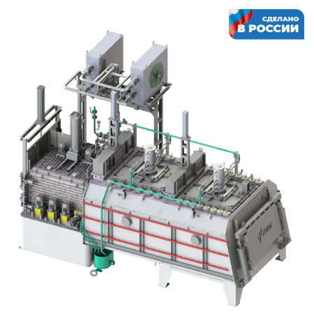 TQF-2-26 Универсальная атмосферная печь с закалочным баком