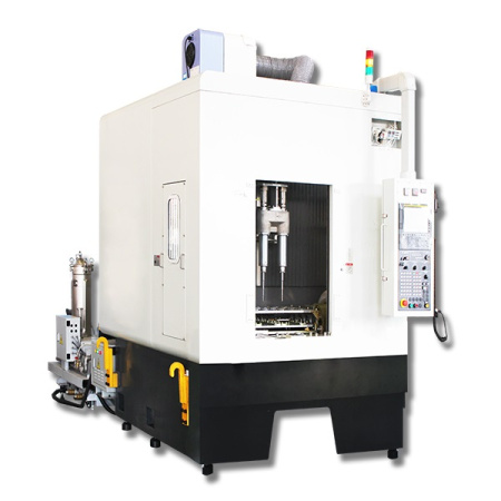 HPJ-DB Двухшпиндельный водоструйный станок высокого давления для снятия заусенцев с ЧПУ