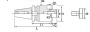 Держатель торцевой фрезы BT50-FMB22-150BG