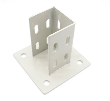 Опора фундаментная для алюминиевых профилей, серия 100, основание 180х180 мм, ALF-FS-G100