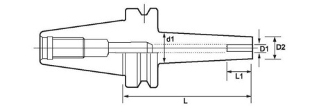 Цанговый патрон BT50-SR16-90,120