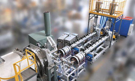 Многослойная линия соэкструзии HDPE труб