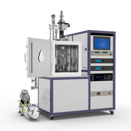 Трехмагнетронная комбинированная установка напыления (2DC/1RF) + 2 термических испарителя