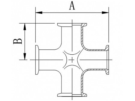 Крест KF25 (нержавеющая сталь)