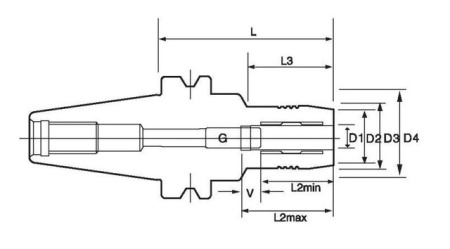 Гидравлический расширительный патрон BT40-H12-65,90,140