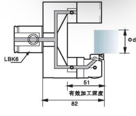 Наружная расточная головка LBK6-SL2552-42