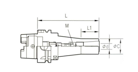 Цанговый патрон HSK63A-SDC8-100