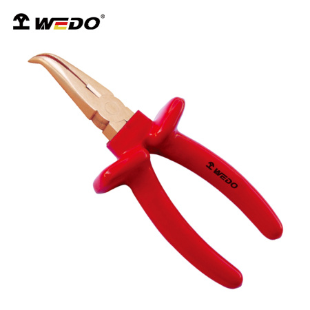 Плоскогубцы, утконосы изогнутые электроизолированные искробезопасные INB6204A-1002