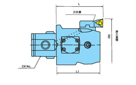 Чистовая расточная головка EWD53-95CKB5