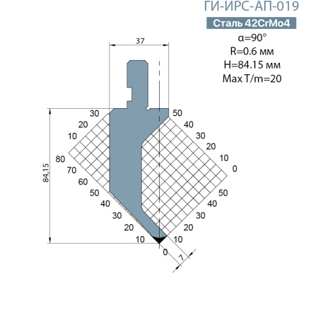 Пуансон Promecam-Amada ГИ-ИРС-AП-019