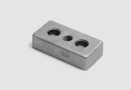 Торцевая пластина для опор M16, серия 4080, ALF-CPM16-4080