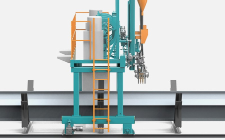 Портальный сварочный автомат для двутавровых балок
(Однодуговой/двухдуговой с отдельными источниками питания)