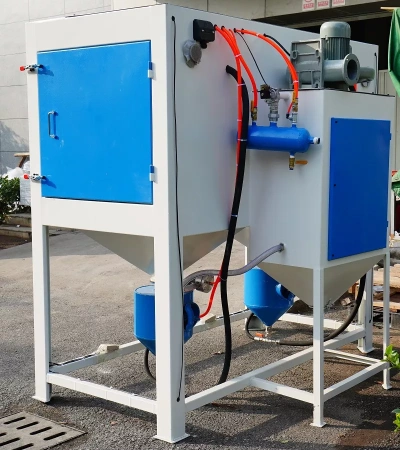 Дробеструйная камера напорная с двумя станциями DS-20-2-PD