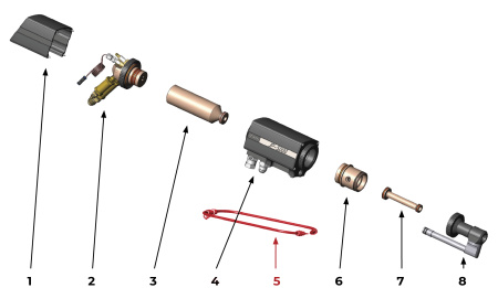 IRS-00100782 JP-5000 Порошковая подача в сборе