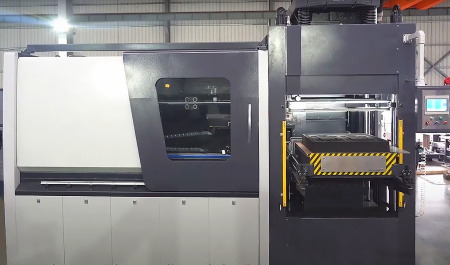 Автоматическая формовочная машина с боковым пескострелом DLZX5060