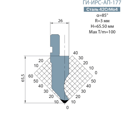 Пуансон Promecam-Amada ГИ-ИРС-AП-177