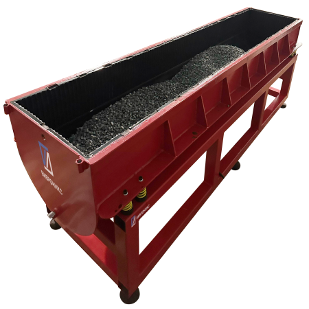 ВН-ЛГ-250 Лотковая вибрационная машина для обработки поверхностей