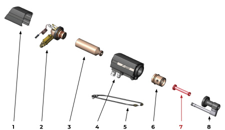 IRS-00100825 JP-5000 Ствол 8" с кольцами