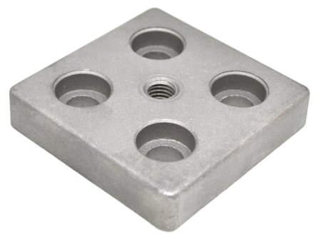 Торцевая пластина для опор M14, серия 6060, ALF-CPM14-6060