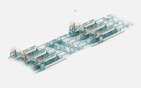 Линия сварки двутавровых балок
