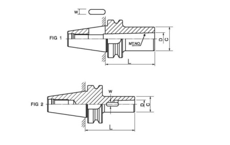 Коническая втулка BT40MTA2-45