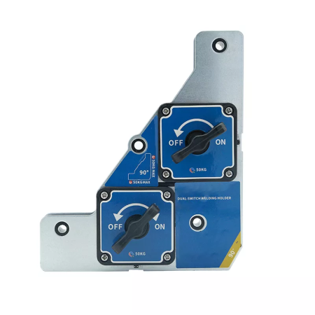 MPH-M5S Магнитный фиксатор повышенной мощности для сварочных работ с двойным переключателем, усилие 25 кг