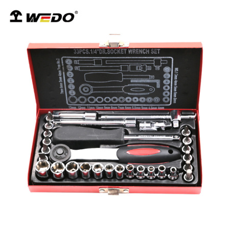 Набор головок торцевых 1/4" - 33 предмета WD157A