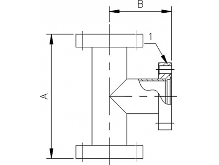 Тройник CF100R