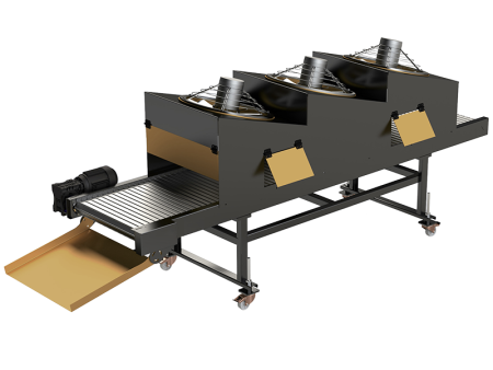 Конвейер для охлаждения горячих материалов. Серия IVT-A-A007