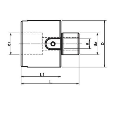 Переходная втулка для торцевой фрезы FMB22-FMB22-58