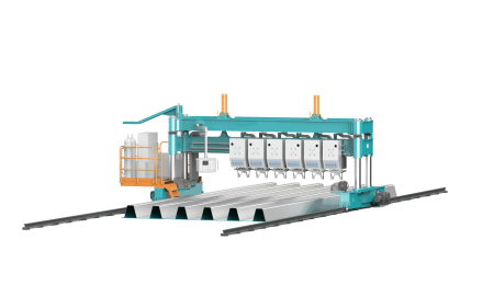 Станок для сборки П-образных рёбер