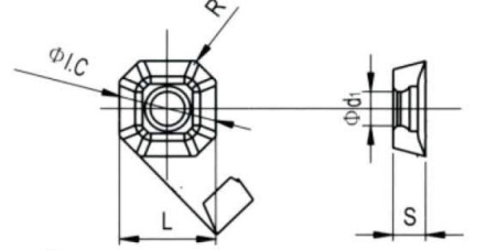 Твердосплавная токарная пластина SDKT0903AEFN-LH