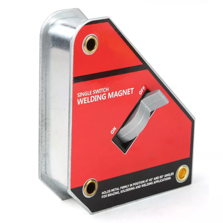 MPH-4590S Магнитный фиксатор для сварочных работ с одиночным переключателем, усилие 30 кг