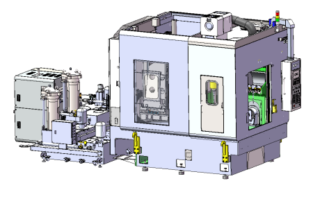 HPJ-SM Одношпиндельный водоструйный станок высокого давления для снятия заусенцев с ЧПУ