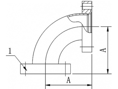 Уголок CF35-40 90°, тянутый (нержавеющая сталь)