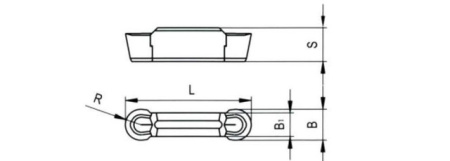 Твердосплавная сменная пластина MRGN600-A-LH