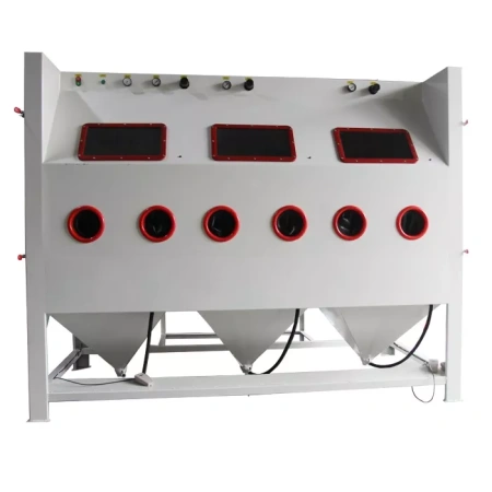 Пескоструйная камера с тремя станциями DS-21-3T