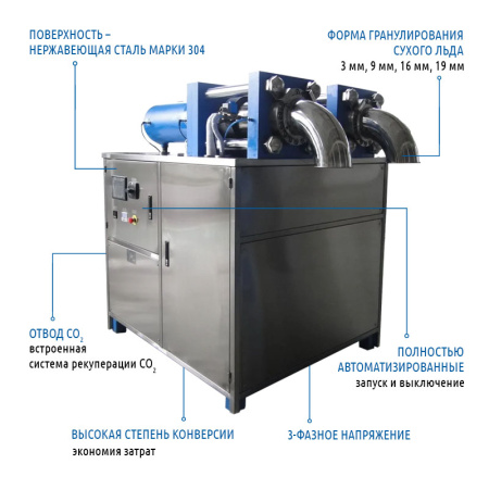 МВ-К-600-2 Гранулятор сухого льда