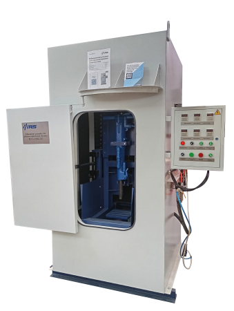 Вибрационная установка для отделения керамики однопозиционная, закрытого типа