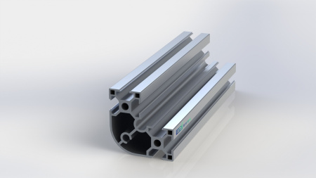 6630-8R Алюминиевый конструкционный профиль анодированный