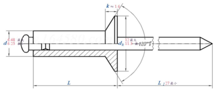 6,4х12 потайной борт