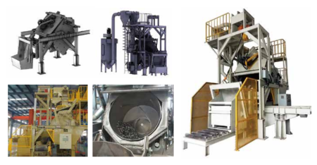 S-DRS15 Наклонная барабанная дробеметная установка