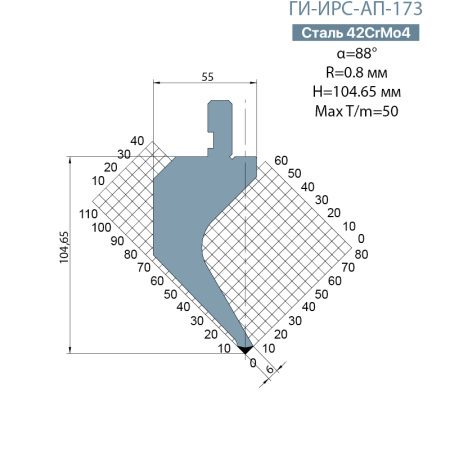 Пуансон Promecam-Amada ГИ-ИРС-AП-173