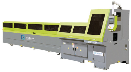 DK 370 LM 600 Полностью автоматический станок для резки труб под углом с автоматическим загрузчиком 