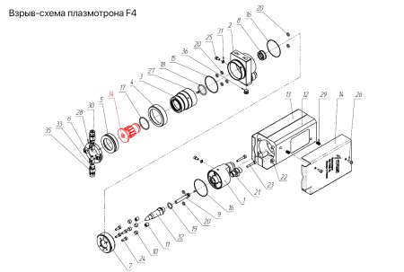 IRS-100046 Сопло F4, 5 мм